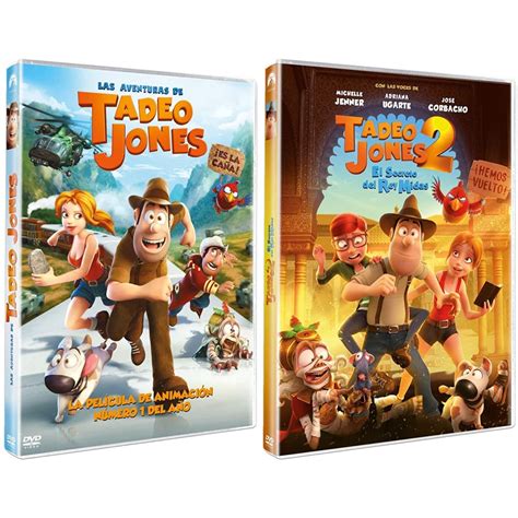 Tadeo Jones 1 Las Aventuras De Tadeo Jones Dvd Tadeo Jones 2 El