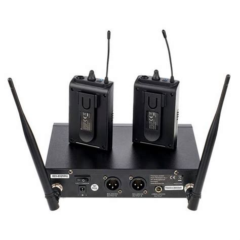 Sistema Inalambrico Dual Uhf Freeu Twin Pt The T Bone