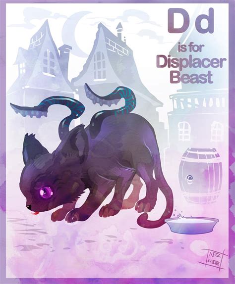 D is for Displacer Beast by Nezart on DeviantArt