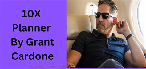 12 Best Inspirations From 10x Planner By Grant Cardone