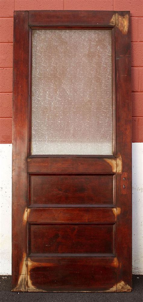 Gorgeous Antique Exterior Door Salvaged From An Old Office Building In Northeastern Missouri