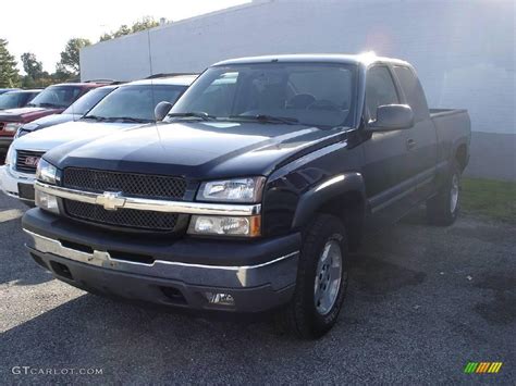 2005 Black Chevrolet Silverado 1500 Z71 Extended Cab 4x4 19536357