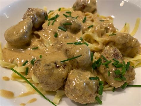 Nigel Slater Sausage Balls Mustard Cream Sauce