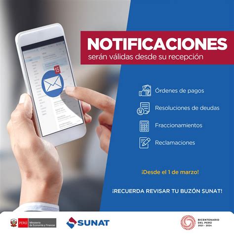 Sunat On Twitter Notificaciones Electr Nicas Ser N V Lidas Desde La