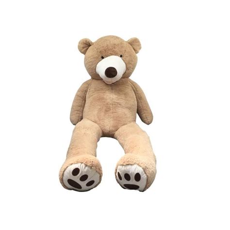 Nounours Peluche Ours Ourson Géant Immense De 340 Cm De Haut Ultra Doux