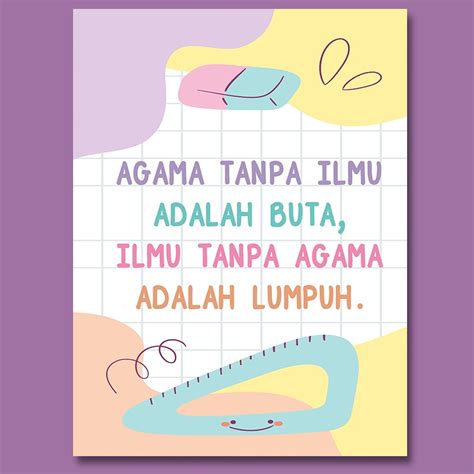 Jual Poster Dinding Anak Motivasi Quotes Kata Kata Mutiara Edukasi A3 Shopee Indonesia