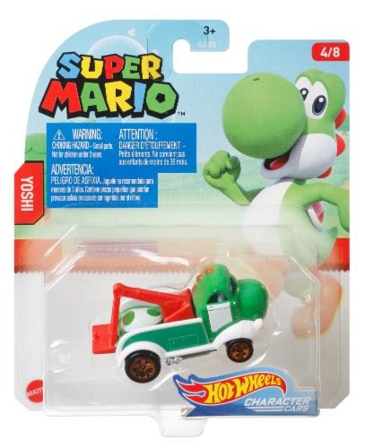 Mattel Hot Wheels Super Mario Yoshi Character Car Ct Ralphs