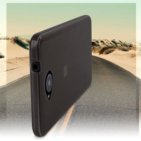 FlexiShield Microsoft Lumia 650 Gel Case Smoke Black