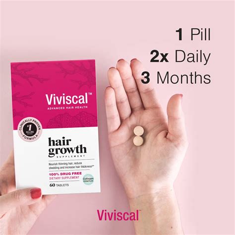 Viviscal Hair Growth Supplements For Women To Grow Thicker Fuller Hair