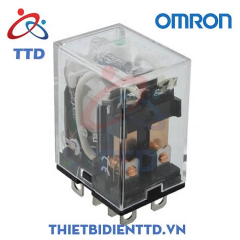 Rơ le trung gian Omron LY2N 100 110VAC 10A 100 110VAC 2NO 2NC