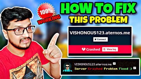 How To Fix Aternos Server Crash Problem How To Solve Aternos Crash