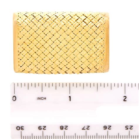 Van Cleef And Arpels Oversized Gold Pillbox For Sale At Stdibs Gold