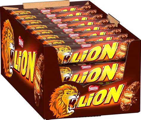 Lion Snack Di Wafer Con Caramello E Cereali Ricoperto Di Cioccolato Al