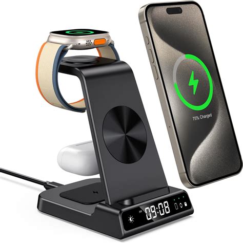 EXW Ladestation Apple Watch und iPhone 3 in 1 Ladestation Apple für