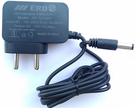 Erd Adapter 12v1a Ad 121a0p Plug In Type Erd Adapter