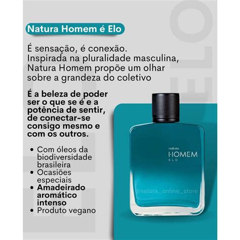 Perfume Masculino Homem Elo Deo Parfum Natura Ml Shopee Brasil