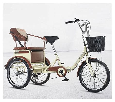 Buy VOMKR Adults Tricycle 3 Wheel Cruiser Trike Bikes Foldable Adult