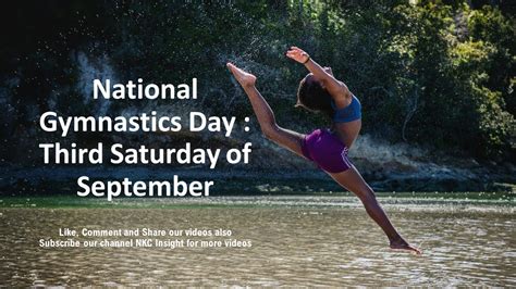 National Gymnastics Day Third Saturday Of September Youtube