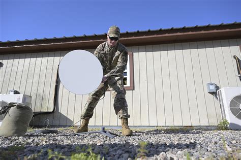 Usaf 242nd Combat Communications Squadron Installing Starlink At Joint