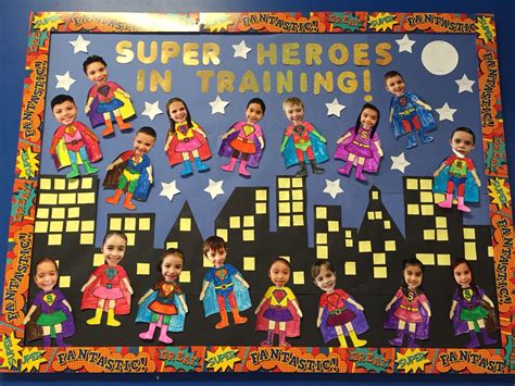 Super Heroes In Training Bulletin Board