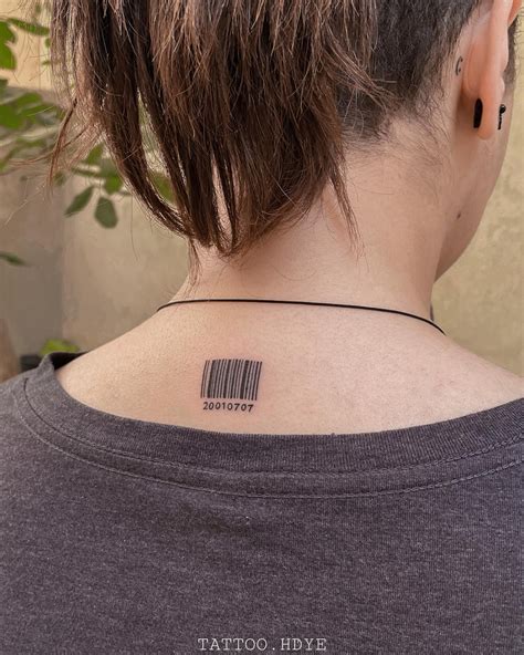 25 Cool Graphic Barcode Tattoo | Barcode tattoo, Small tattoos, Tattoos