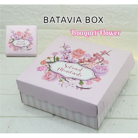 Jual Box Nasi Kotak Uk X X Type Bouquet Flower Shopee Indonesia