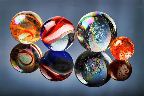 Glass Toy Marbles Reflection Photograph By Garry Gay Hot Sex Picture