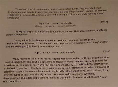 Solved Pre Lab Assignment Using Chemical Formulas Write Chegg