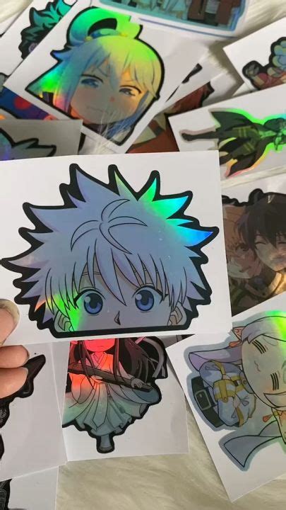 Stiker Hologram Killua Hunter X Hunter Sticker Case Hp Laptop Ukuran