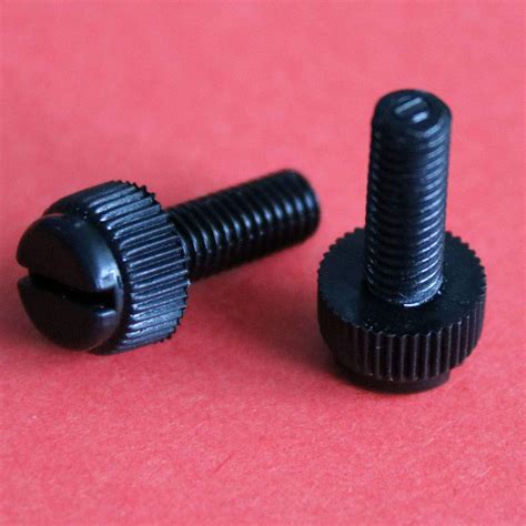 Amazon Black Nylon Plastic M3 X 16mm Thumb Screws Knurled