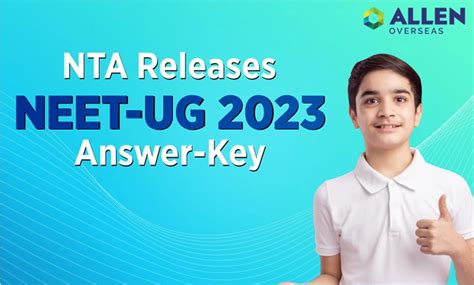 Nta Releases Neet Ug Answer Key