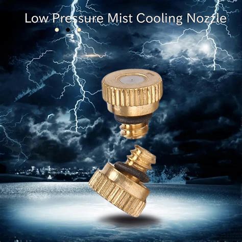20Pcs Fog Mist Nozzle,Low Pressure Mist Cooling Nozzle,Misting Nozzles