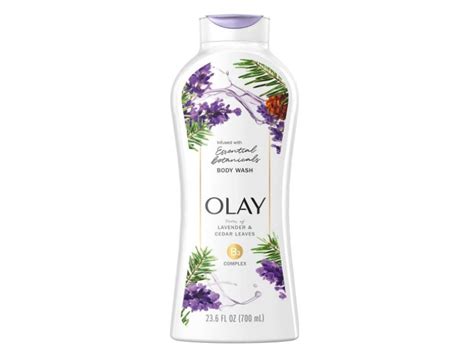 Olay Essential Botanicals Body Wash Lavender Cedar Leaves 236 Fl Oz