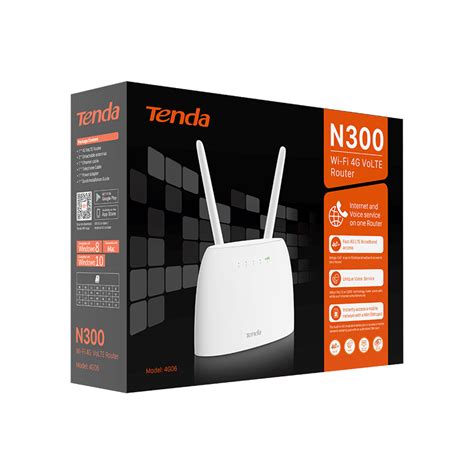 Tenda 4G06 N300 Wi Fi 4G VoLTE Router Best Prices On Time Delivery