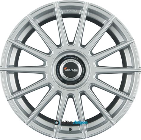 AVUS Racing AC M09 8x18 ET30 5x112 5x120 NB72 6 Hyper Silver Silber