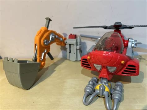 Mattel Fisher Price Rescue Heroes Accessories Helicopter And Digger