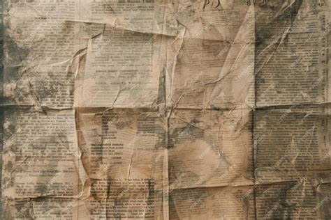 Premium Photo Vintage Newspaper Background With Grungy Brown Texture For Text