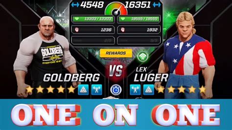 Goldberg Vs Lex Luger Main Eventer One On One Match Wwe Mayhem