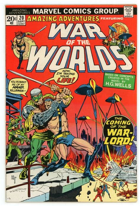 Amazing Adventures 20 Herb Trimpe War Of The Worlds Killraven Nm