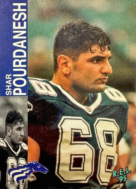 Cfl Us Trading Card Shar Pourdanesh Baltimore Stallions 1995 Rcfl