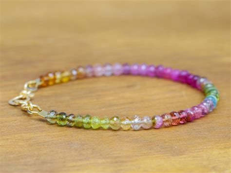 Watermelon Tourmaline Bracelet Amazing Quality Watermelon Tourmaline