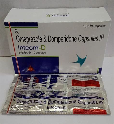 Omeprazole Domeperidone Capsule Omeprazole 20mg Domperidone 10mg