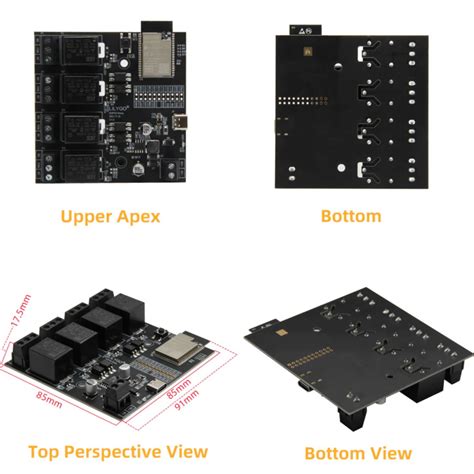 Lilygo Ttgo T Relay Esp32 Dev Board Mit 4x 5v Dc Relais Bastelgarage