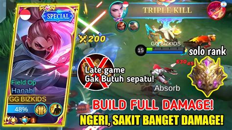 Hanabi Build Full Damage Sakit Banget Damagenya Wajib Kalian Coba