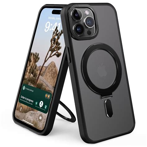 SKYLMW For IPhone 13 Pro Max Case With Magnetic Ring Stand IPhone 13