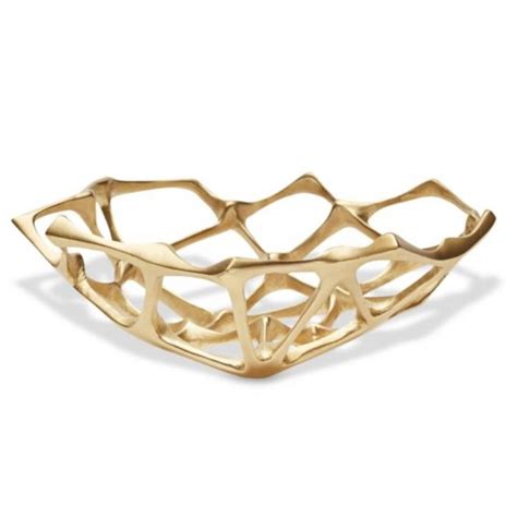 Bone Bowl Small Brass Incasa Madrid Curated Decor Incasa Studio