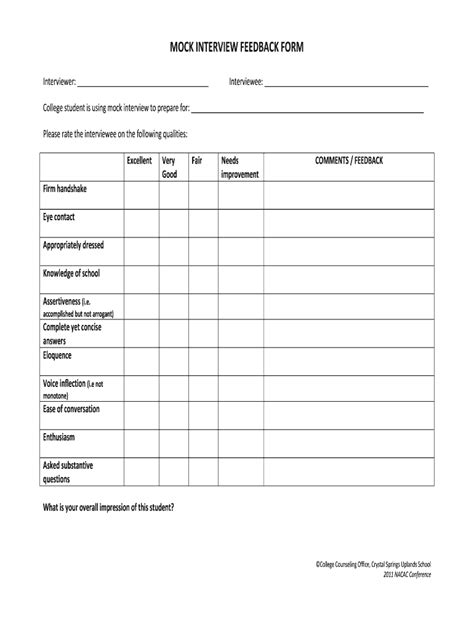 Interview Feedback Template Fill Out And Sign Online Dochub