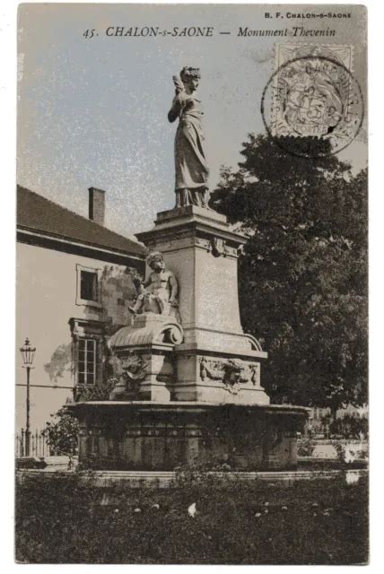 CHALON SUR SAONE Saône Loire CPA 71 le monument Thevenin EUR 2