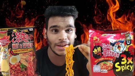 🌶🍜super Spicy Noodle Challenge🌶🍜🥵 Test Review🥵 Youtube