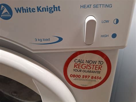 White Knight Compact Tumble Dryer Kg Vented Excellent Lightly Used